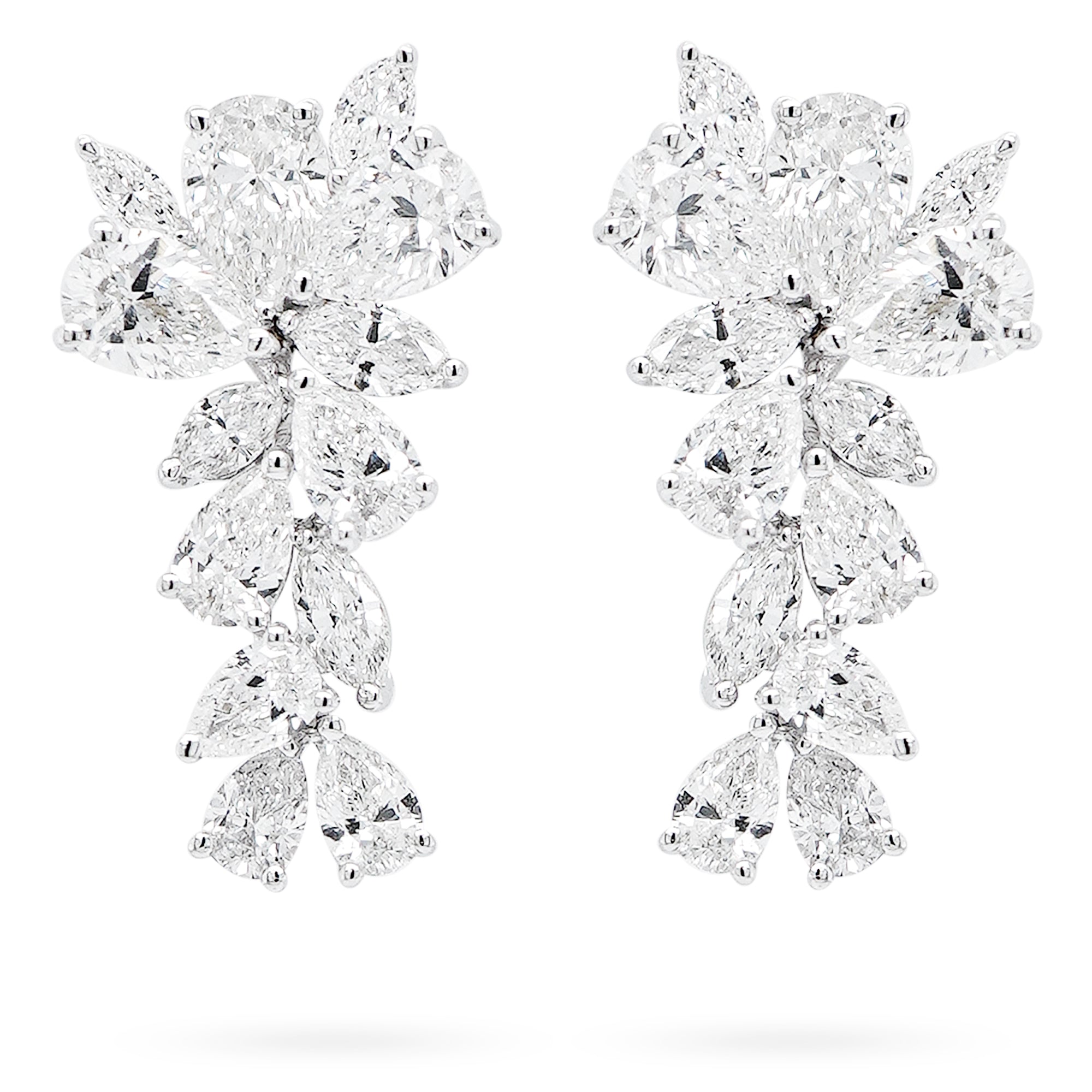 White Diamond Earrings White Diamond Earrings