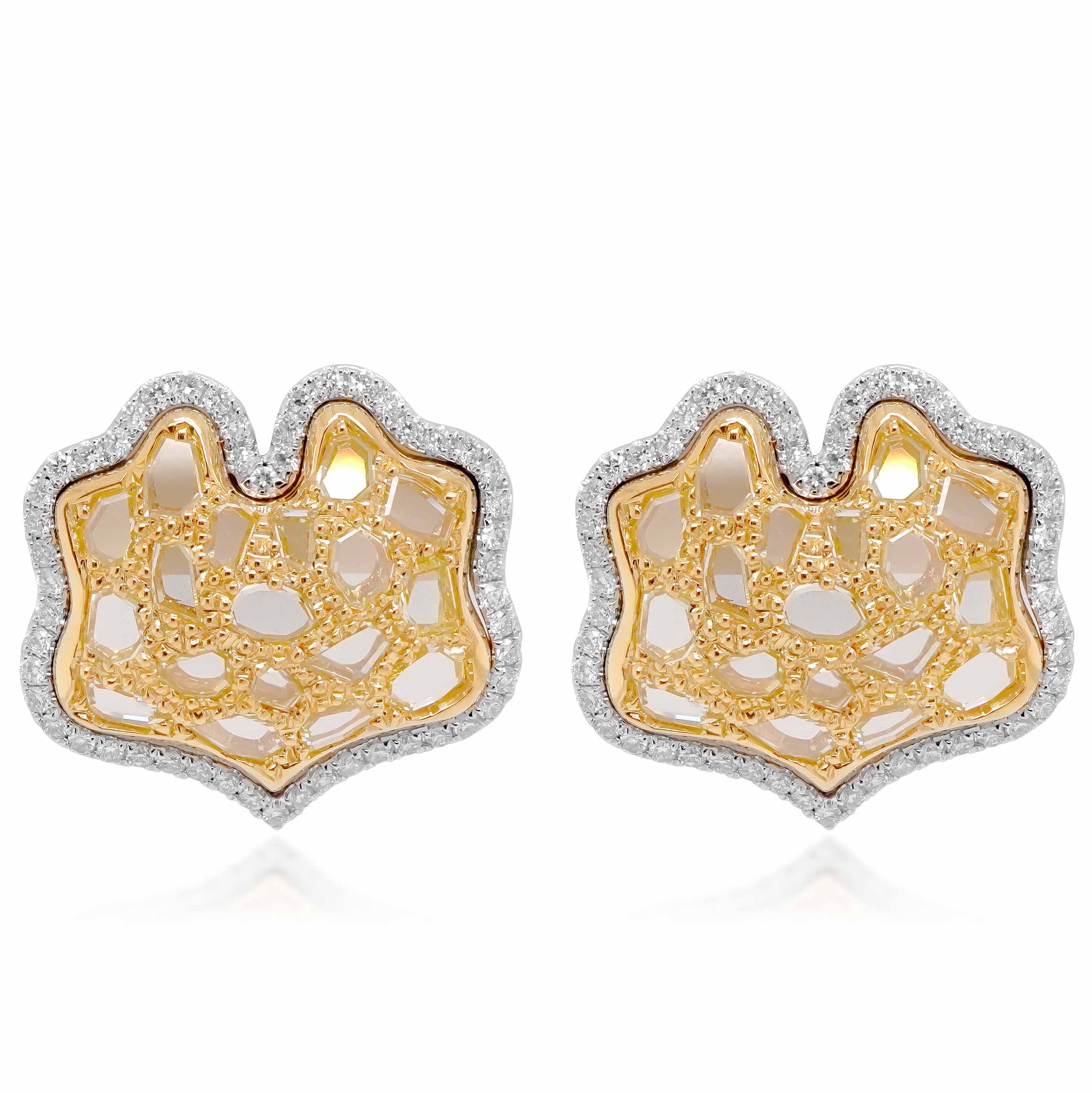 Yellow Gold Earrings (2.52 cts) Yellow Gold Earrings (2.52 cts)