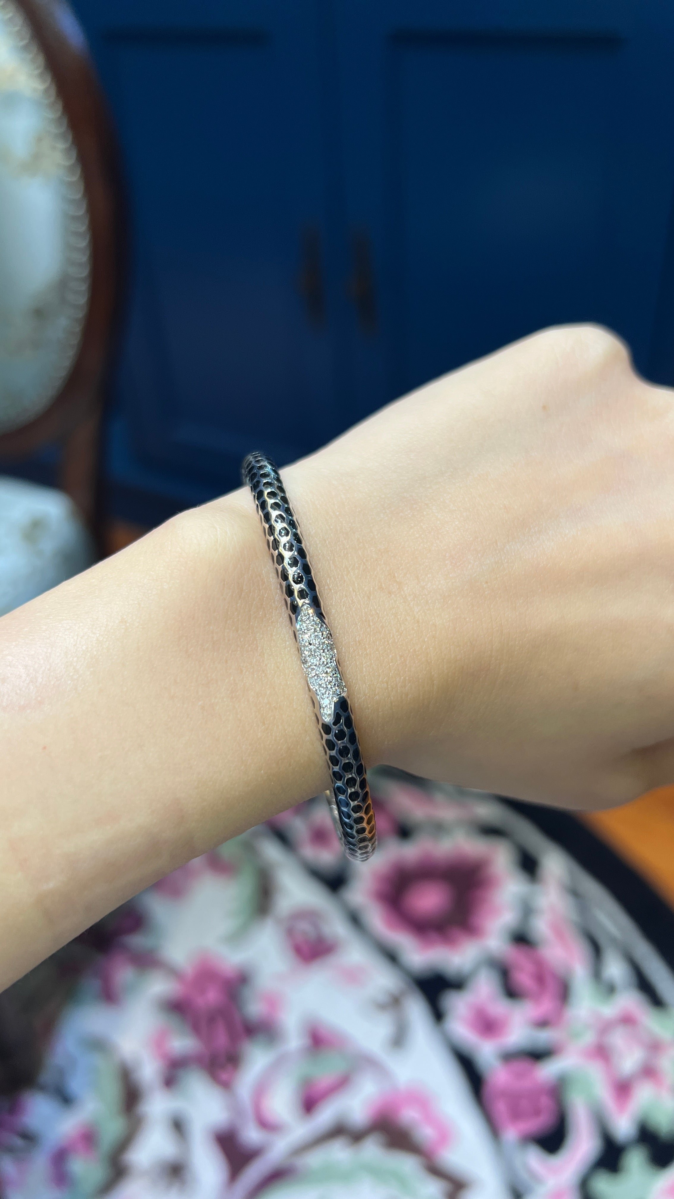 Black Enamel Bangle Black Enamel Bangle