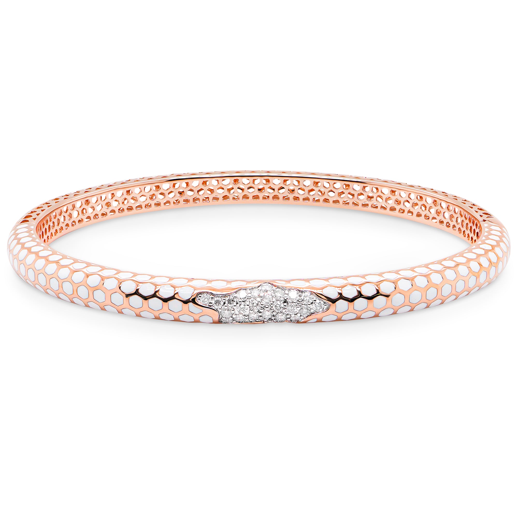 White Enamel Bangle White Enamel Bangle