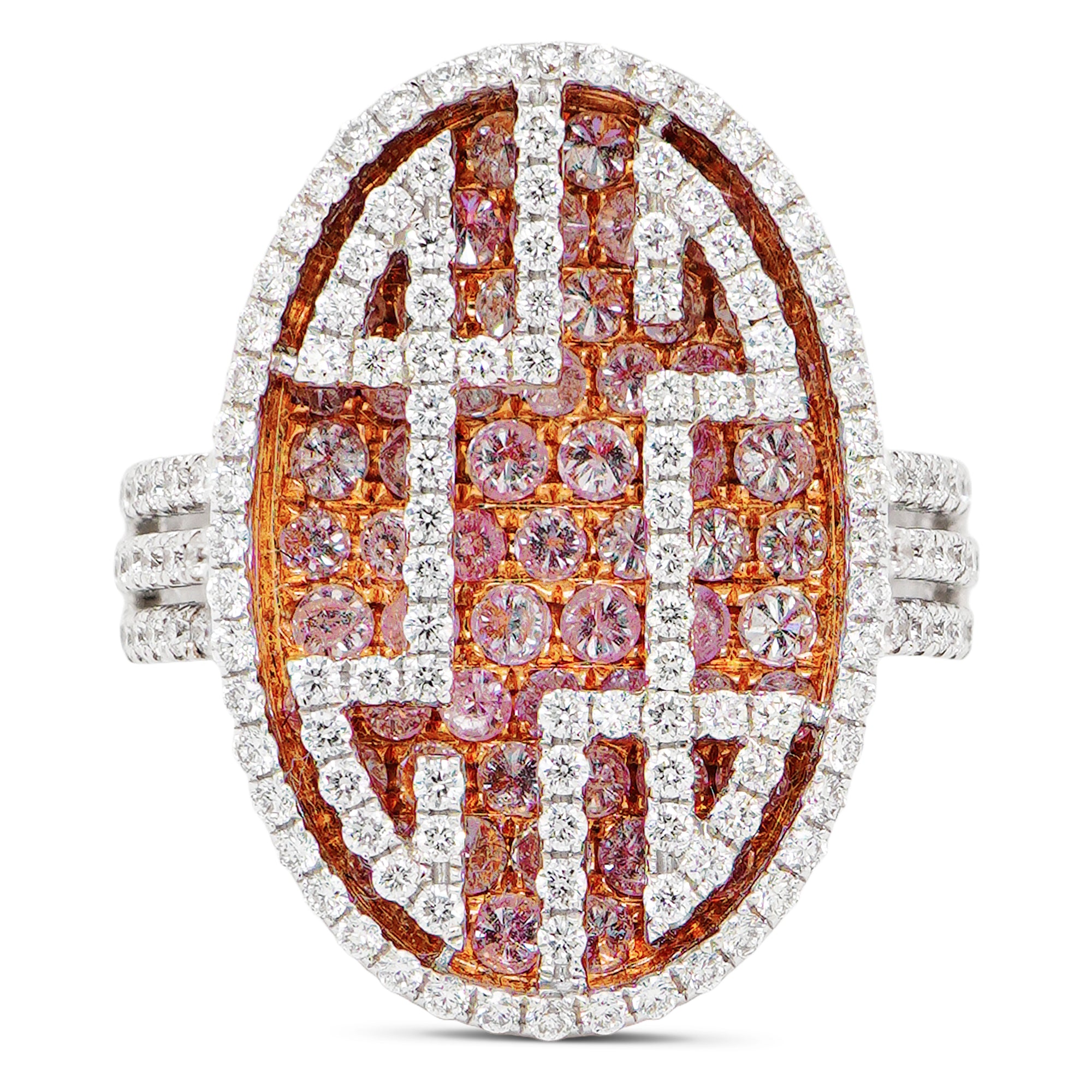 Pink Diamond Maze Ring Pink Diamond Maze Ring