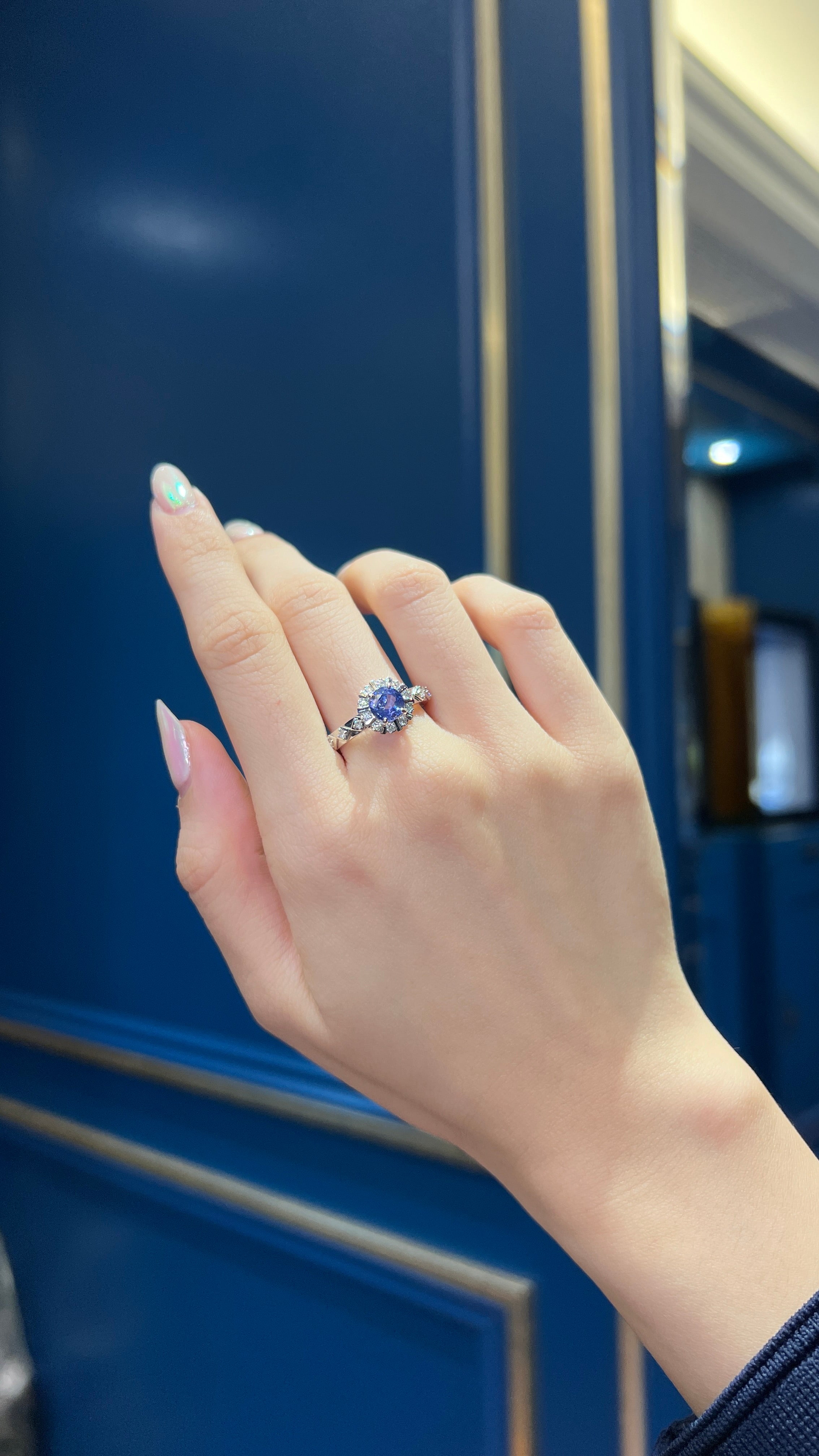 Blue Sapphire Ring Blue Sapphire Ring