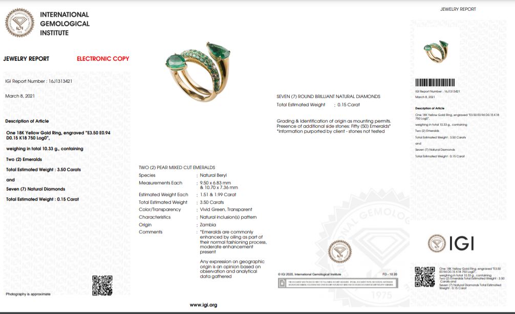 Emerald Promise Ring Emerald Promise Ring