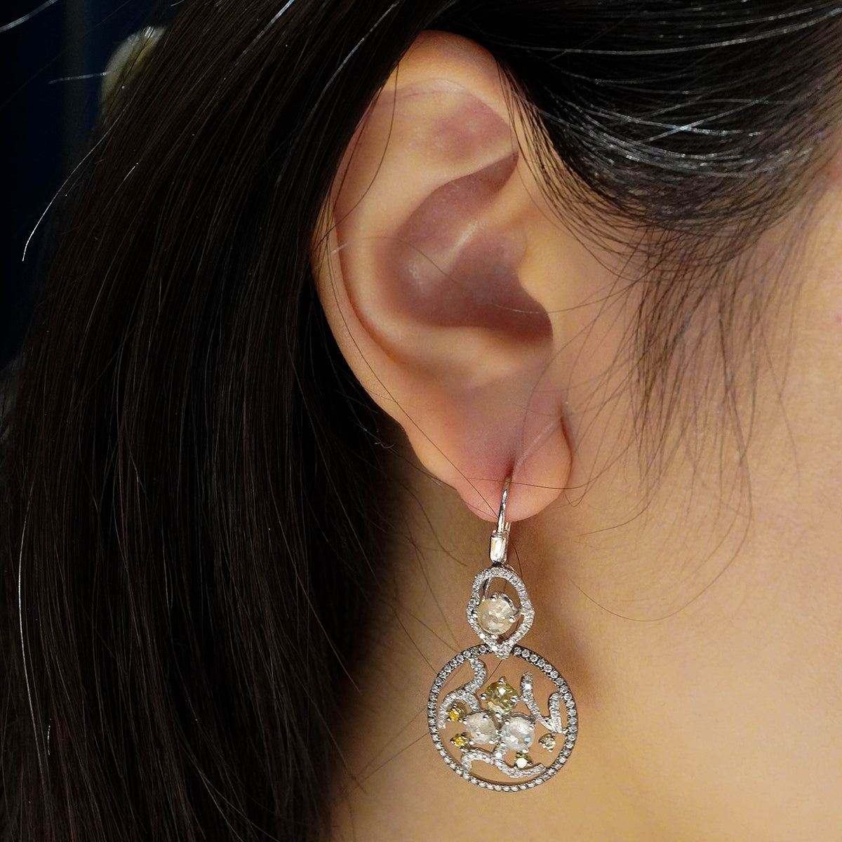 Icy Diamond Earrings Icy Diamond Earrings