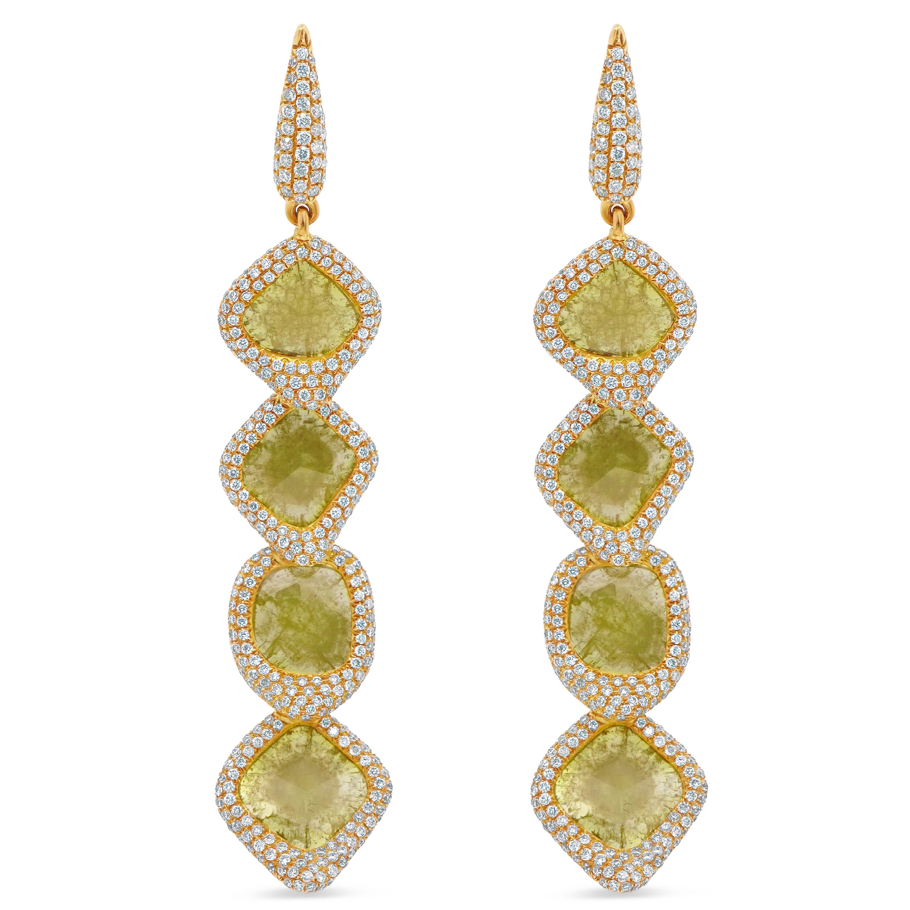 Diamond Slice Earrings Diamond Slice Earrings