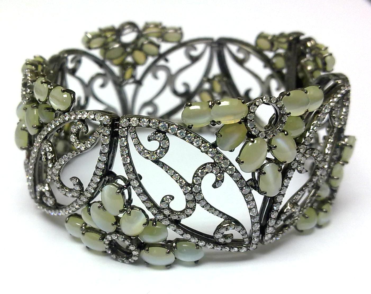 Chrysoberyl Cats Eye Bangle Chrysoberyl Cats Eye Bangle