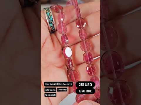 Tourmaline Beads Necklace Deal (125.50 cts )