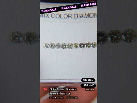 Natural Mix Color Diamond Deal (0.75 cts)