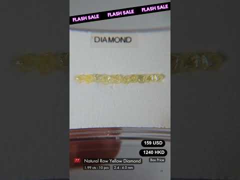 Natural Raw Yellow Diamond  Deal (1.99 cts)