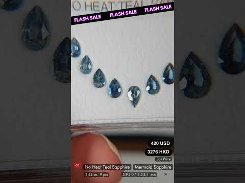 No Heat Teal Sapphire Deal (2.62 cts)