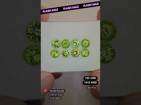 Peridot Rounds Deal (6.90 cts)