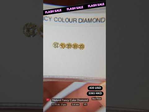 Natural Fancy Color Diamond Deal (0.75 Cts)