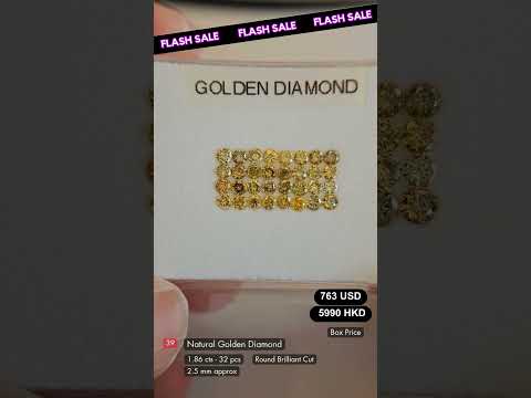 Natural Golden Diamond Deal (1.86 cts)