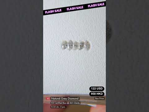 Natural Grey Diamond Deal (0.32 cts)