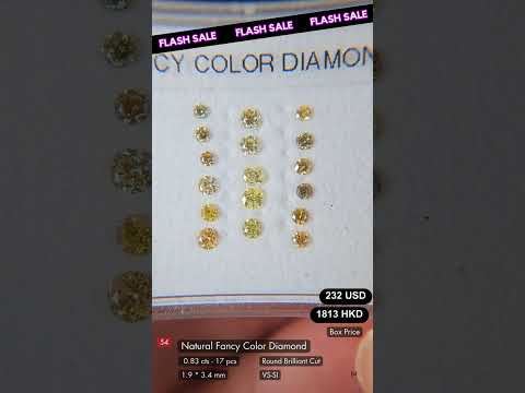 Natural Fancy Color Diamond Deal (0.83 Cts)