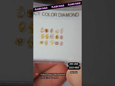 Natural Fancy Color Diamond Deal (0.95 cts)