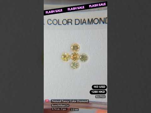 Natural Fancy Color Diamond Deal (0.74 cts)