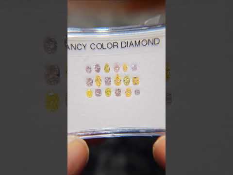 Fancy color diamond collection (1.38 cts)