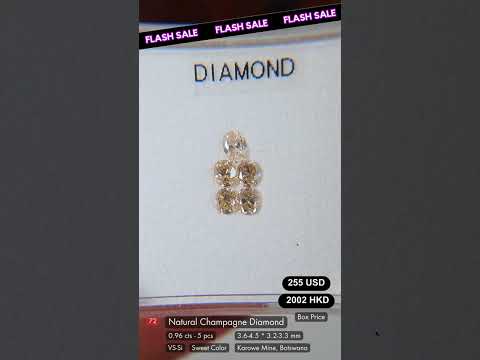 Natural Champagne Diamond Deal (0.96 cts)