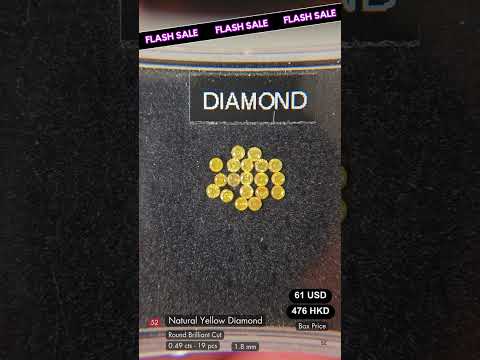 Natural Yellow Diamond Deal (0.49 cts)