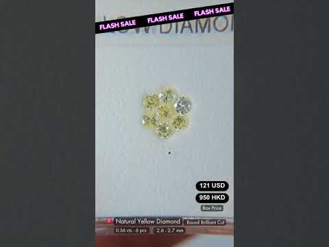 Natural Yellow Diamond Deal (0.56 cts)