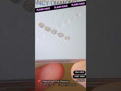 Natural Light Pink Diamond Deal (0.47 cts)