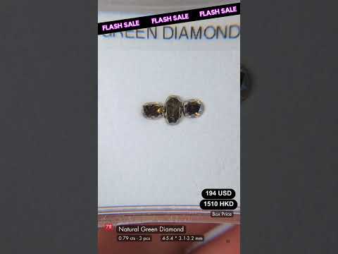 Natural Green Diamond Deal (0.79 cts)