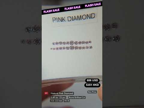 Natural Pink Diamond Deal (0.49 cts)