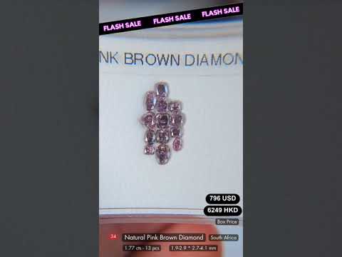 Natural Pink Brown Diamond Deal (1.77 cts)