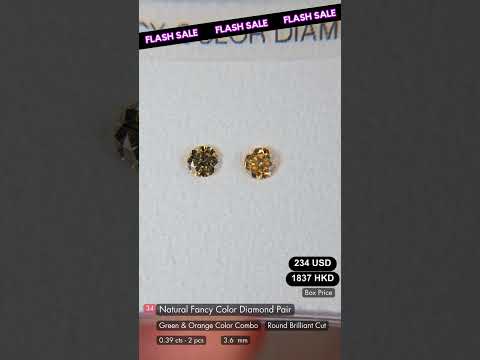 Natural Fancy Color Diamond Deal (0.39 cts)
