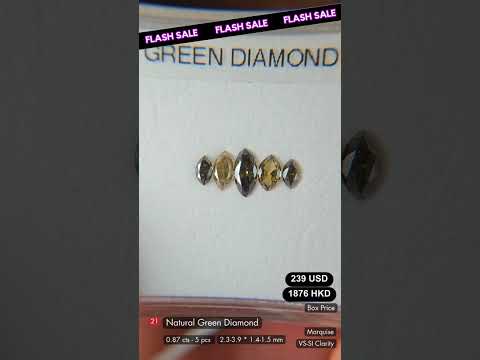 Natural Green Diamond Deal (0.87 cts)