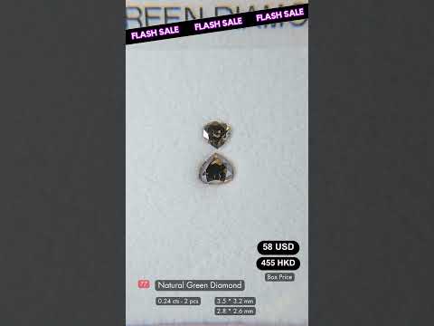 Natural Green Diamond Deal (0.24 cts)