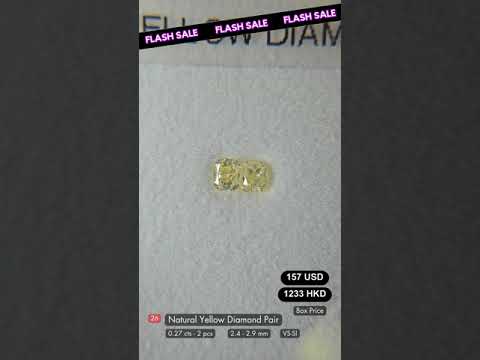 Natural Yellow Diamond Deal (0.27 cts)