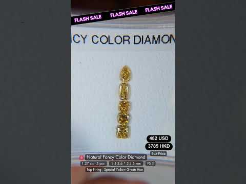 Natural Fancy Green Diamond Deal (1.27 cts)