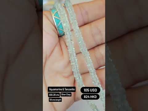 Aquamarine & Tanzanite Beads Deal (100.28 cts)