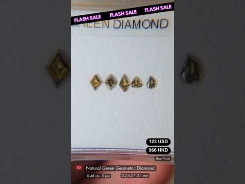 Natural Fancy Green Diamond Deal (0.48 cts)