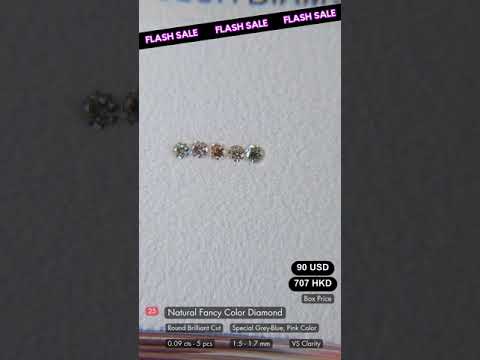 Natural Fancy color Diamond Deal (0.09 cts)