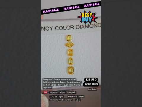Natural Yellow Diamond Deal (0.92 cts)