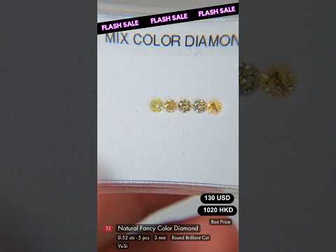 Natural Fancy Color Diamond Deal (0.52 cts)