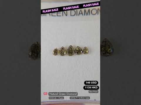 Natural Green Diamond Deal (0.52cts)