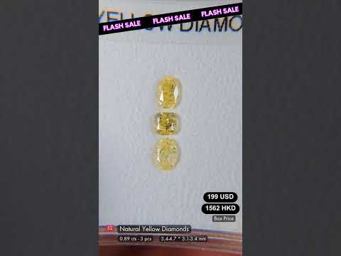 Natural Yellow Diamond Deal (0.89 cts)