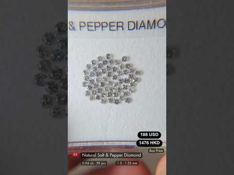 Natural Salt & Pepper Diamond Deal (0.94 cts)