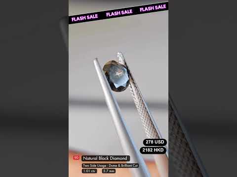 Natural Black Diamond Deal (1.01 cts)