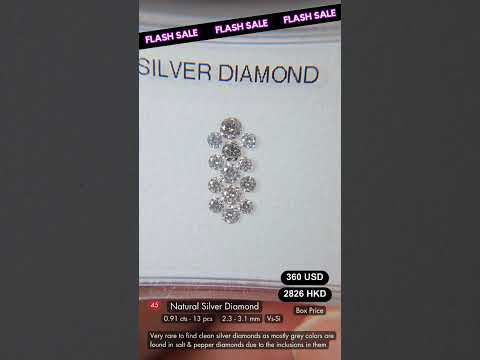 Natural Silver Diamond Deal (0.91 cts)
