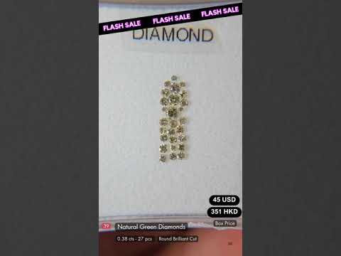 Natural Green Diamond Deal (0.38 Cts)