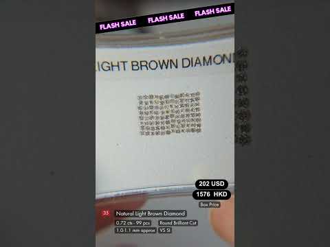 Natural Light Brown Diamond Deal (0.72 cts)