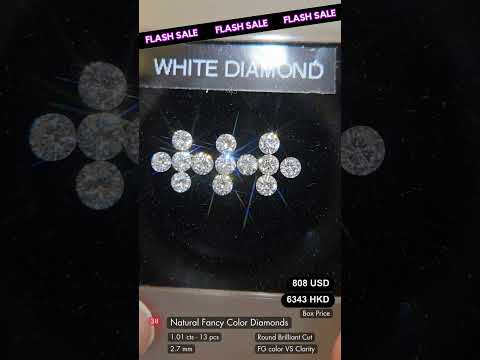 Natural Fancy White Diamond Deal (1.01 cts)