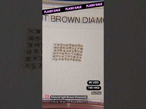 Natural Light Brown Diamond Deal (0.37 cts)