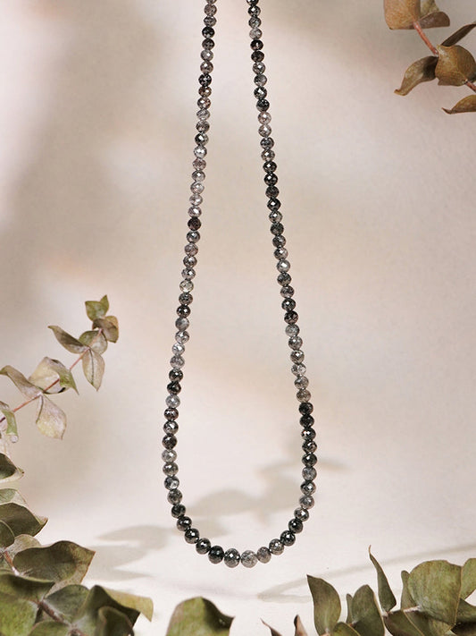 Salt & Pepper Diamond Beads