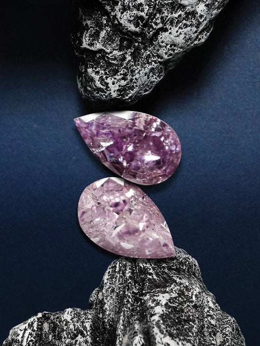The Pair of Dreams: Fancy Intense Purple Pink Diamonds